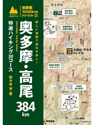 cover image of 詳しい地図で迷わず歩く! 奥多摩・高尾384km
